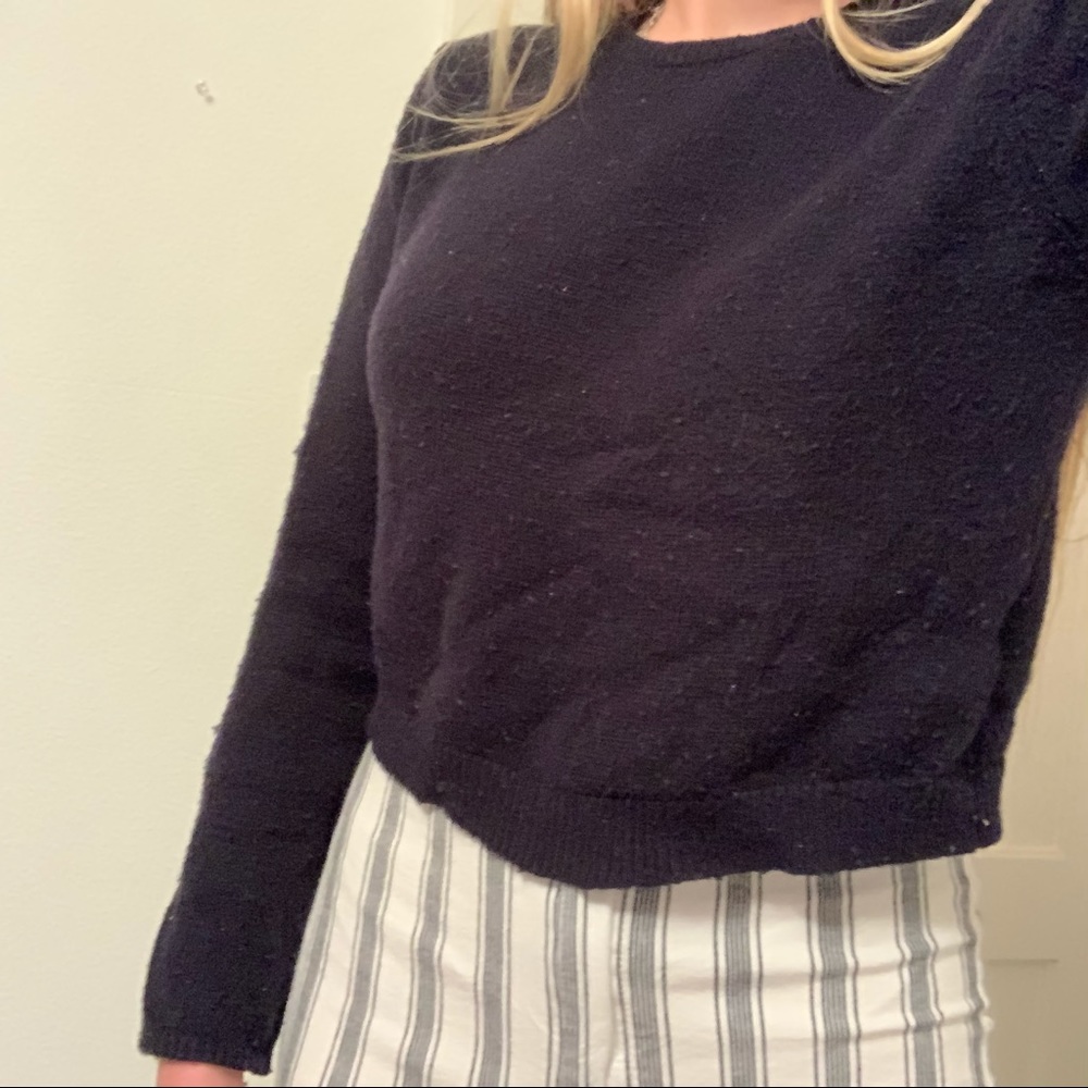 Navy Blue Brandy Melville Sweater